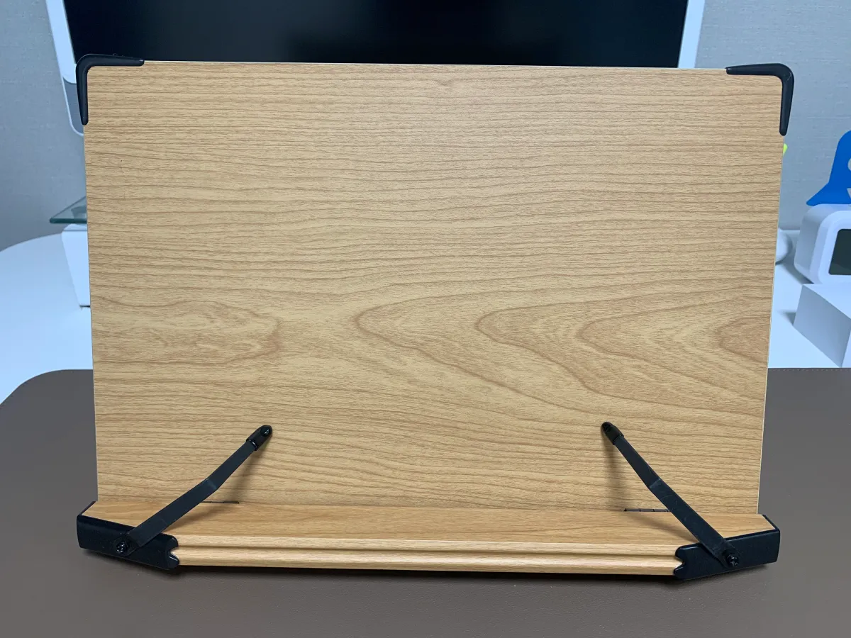 책상위-원목-독서대