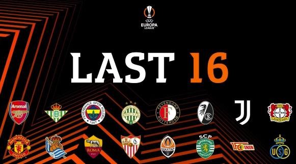 유로파리그 16강 진출 팀