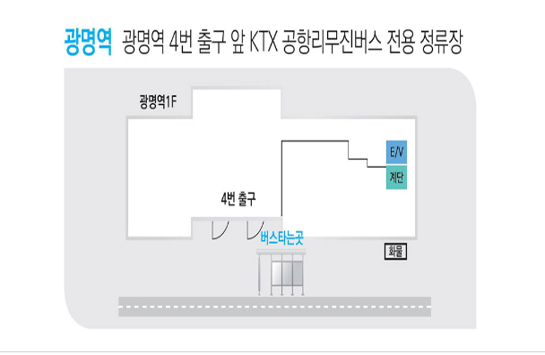 KTX 공항버스-승차위치