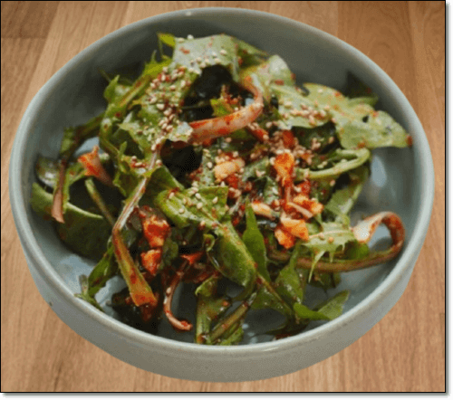 고들빼기 겉절이