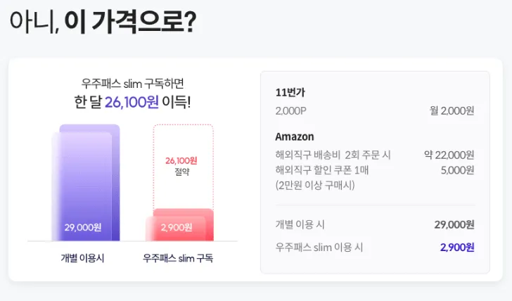 우주패스 종류및 혜택 알아보기