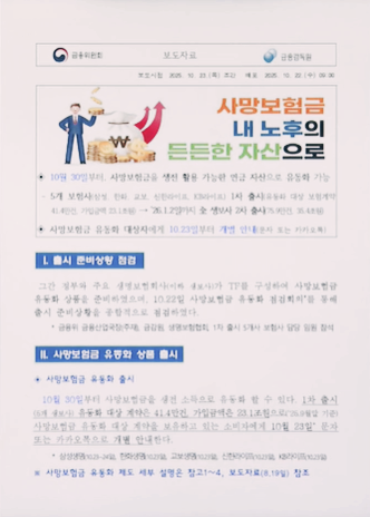 금융위원회 보도자료