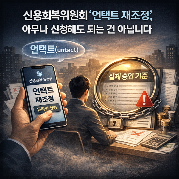 신용회복위원회 언택트 재조정