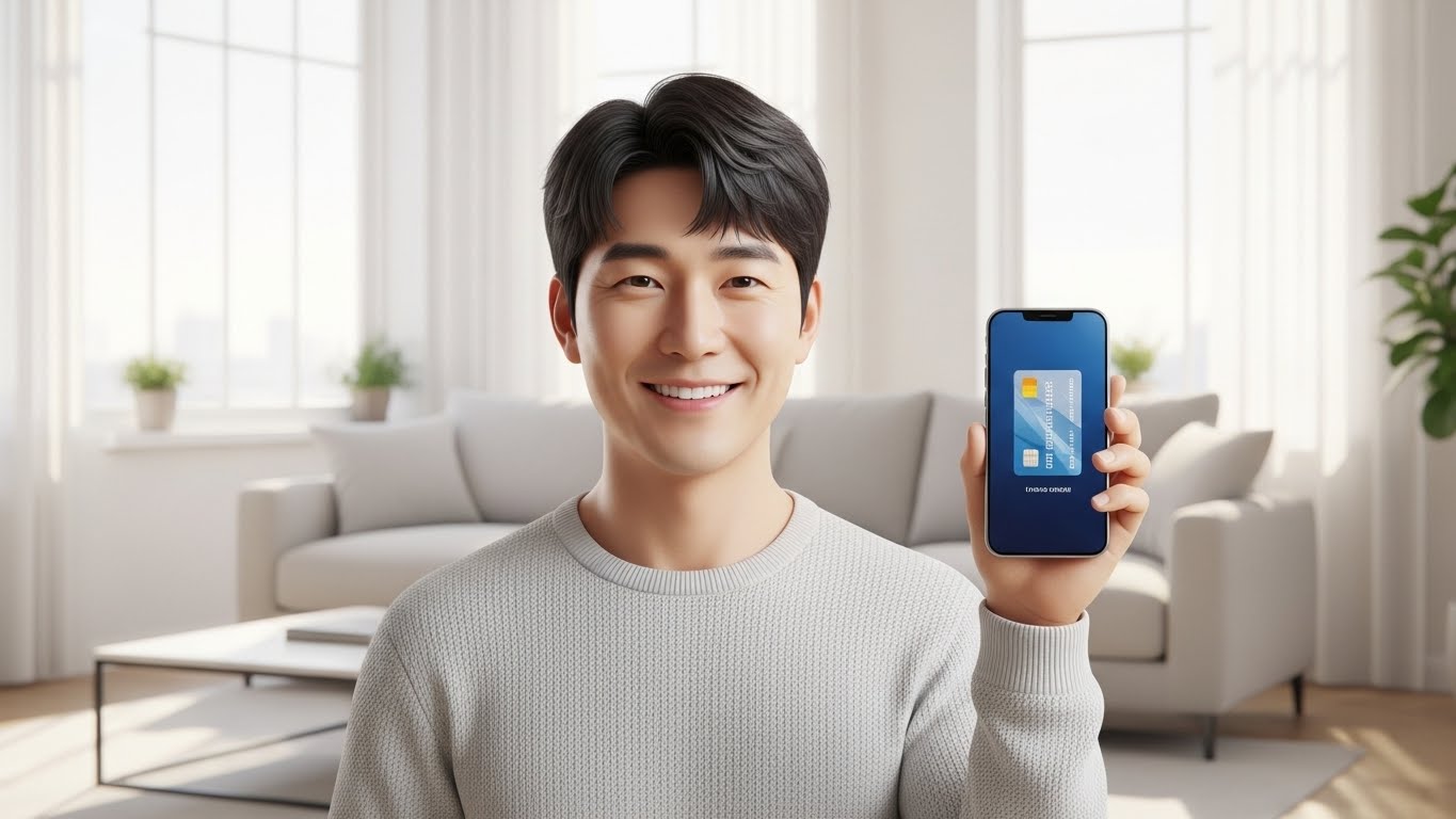 KB국민카드신속발급, 앱카드등록