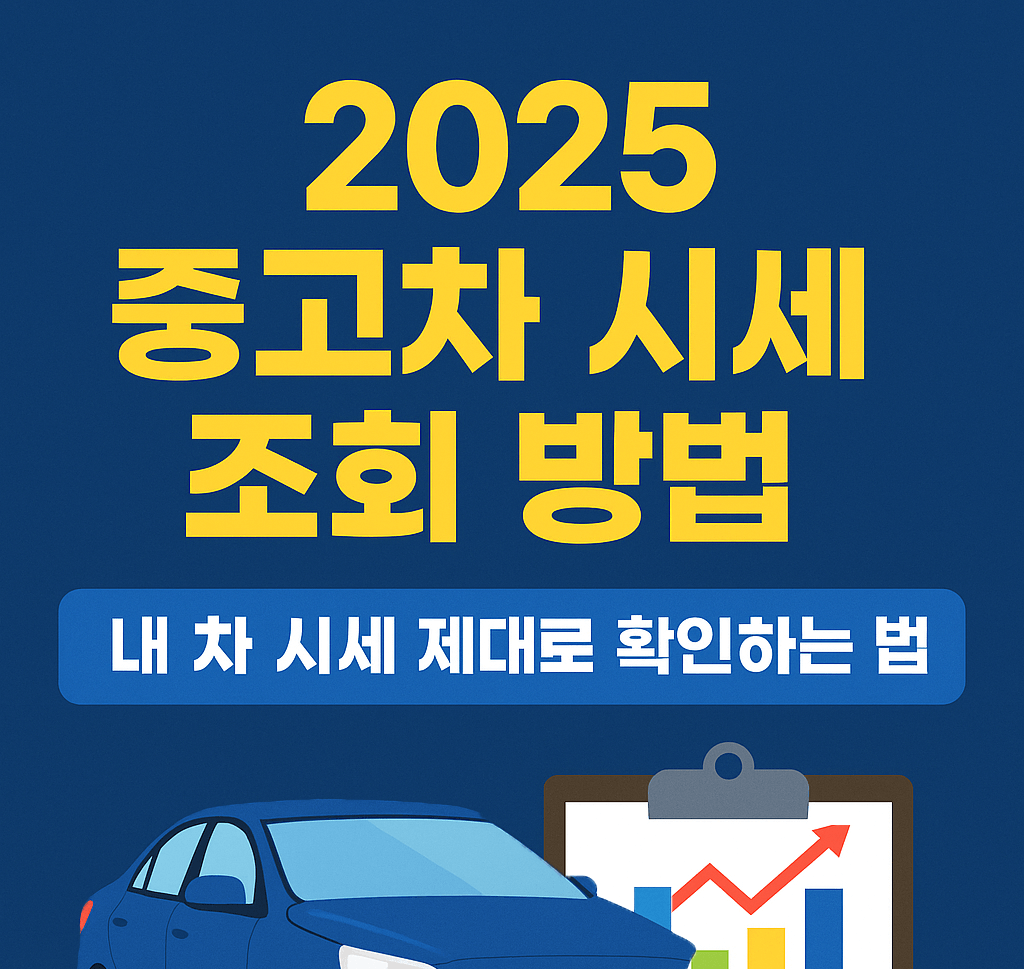 중고차 시세 조회 방법