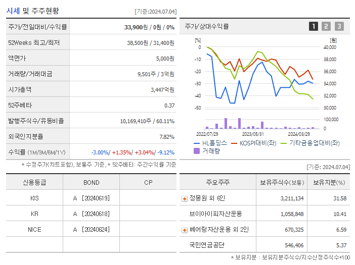 HL홀딩스_기업개요