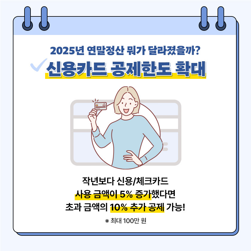 신용카드 공제한도 확대