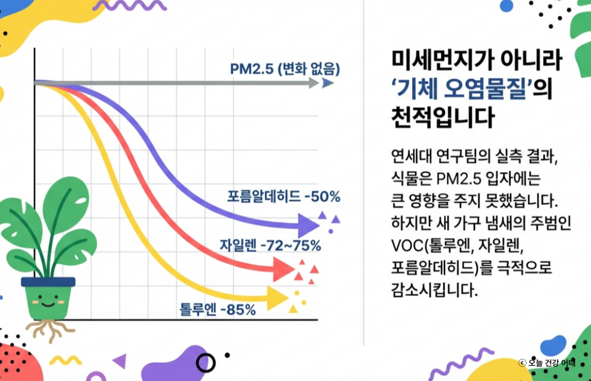 미세먼지 잡는 식물 진실 데이터