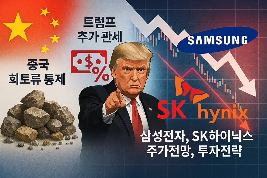 중국 희토류 통제, 트럼프 추가 관세, 삼성전자, SK하이닉스 주가 전망, 투자전략