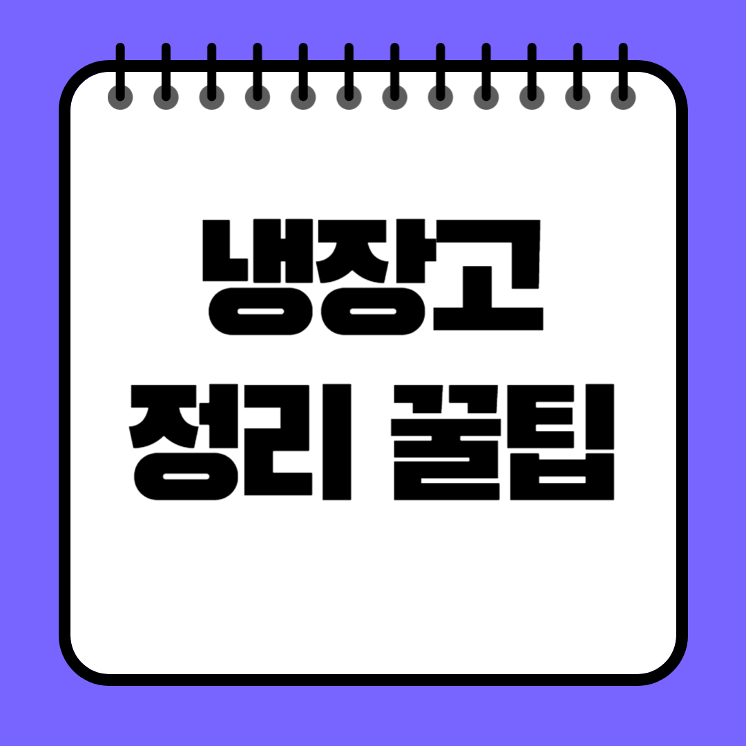 냉장고 정리 꿀팁 &ndash; 공간 확보, 신선도 유지, 식비 절감까지!