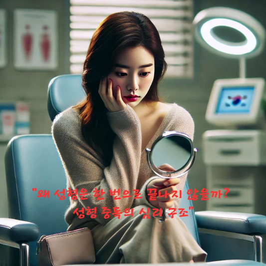 성형 중독 심리

성형 심리학

외모 자존감

자기 불일치 이론

성형 반복 이유

리셋 욕구

통제감 착각

외모 강박

신체이형장애 초기 증상

심리학 블로그