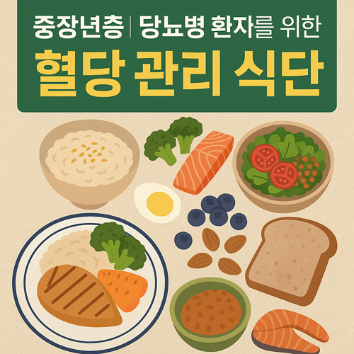 중장년층 | 당뇨병 환자를 위한 혈당 관리 식단