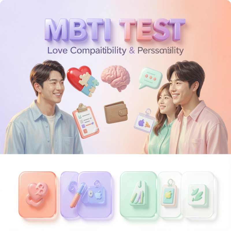 MBTI 연애 궁합 무료 테스트 이미지