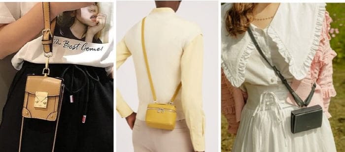 상체통통여성-미니사이즈의가방은피하기