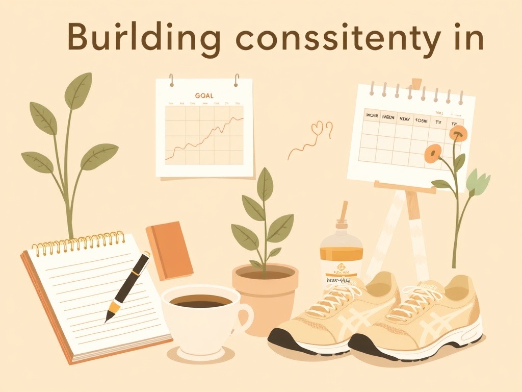 중년을 위한 꾸준함 성공적인 삶을 위한 3가지 관련 사진