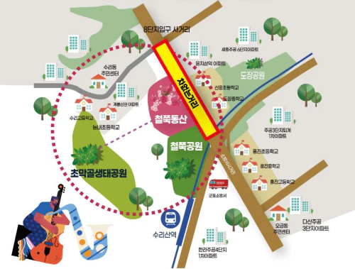 군포철쭉축제_행사장지도