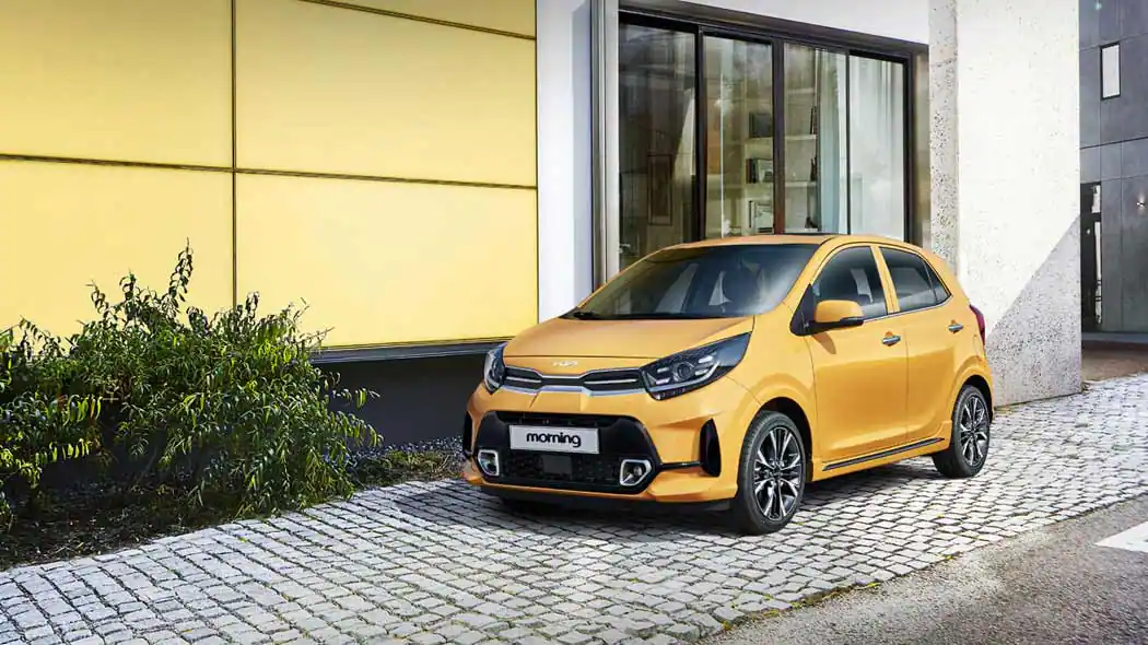 기아 레이 2023년식 허니비 색상 출처 기아차 홈페이지