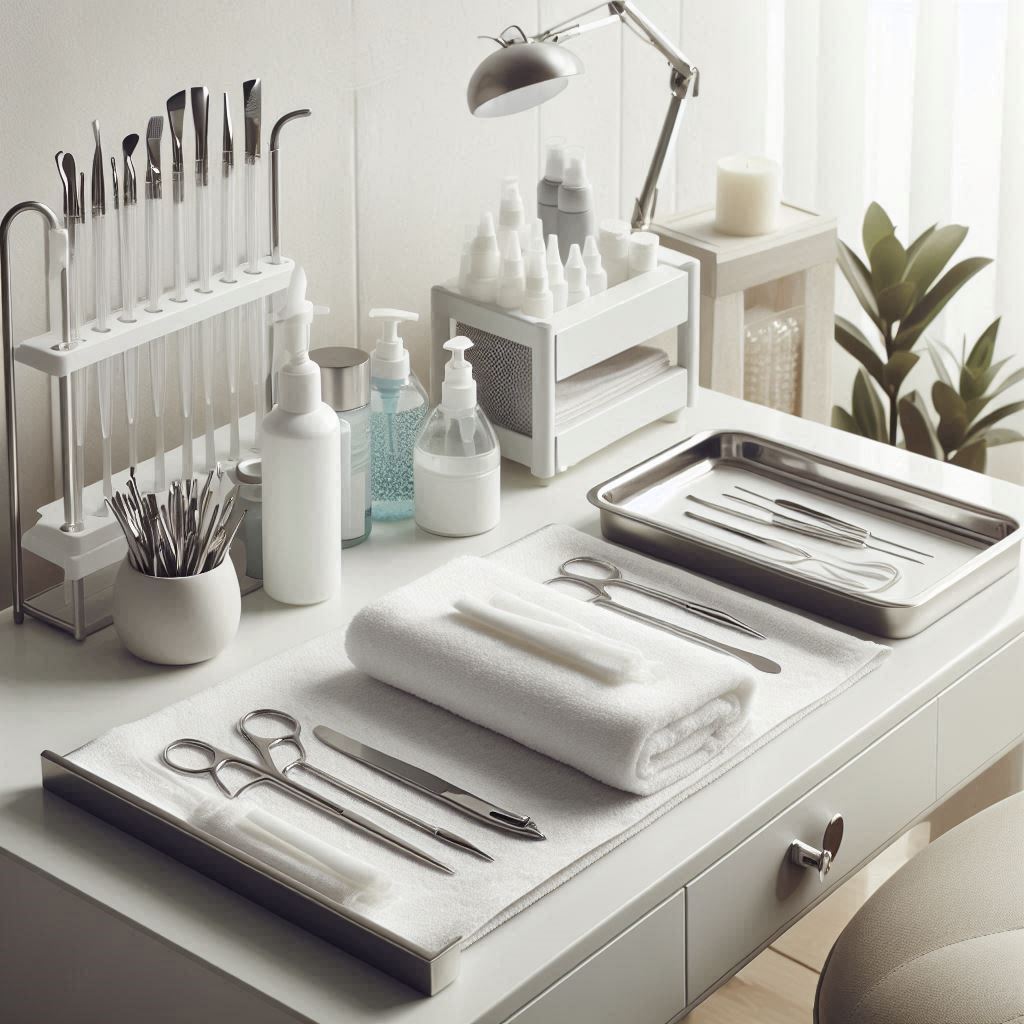 피부,체형관리 샵 배경