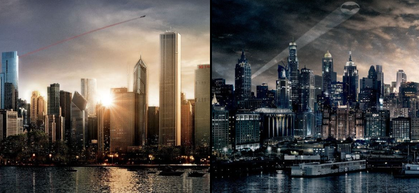 메트로폴리스와 고담