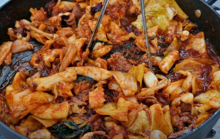 바다산성 갑오징어 철판볶음