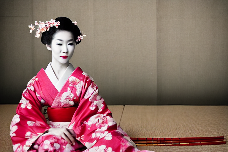 교토의전통여인-게이샤의모습