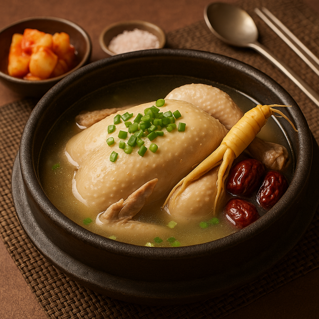 여름철 초복의 삼계탕