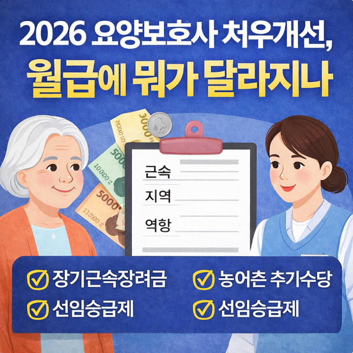 2026 요양보호사 처우개선 달라지는 핵심 정리