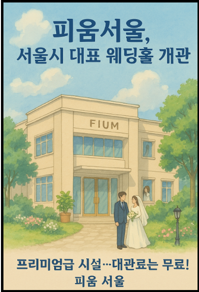 "피움서울" 홍보 포스터