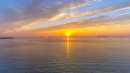 서해 변산반도 해돋이