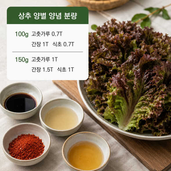 상추 겉절이 만드는법