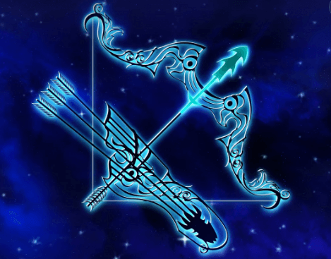 황도 12궁 별자리 궁수자리 이미지입니다.