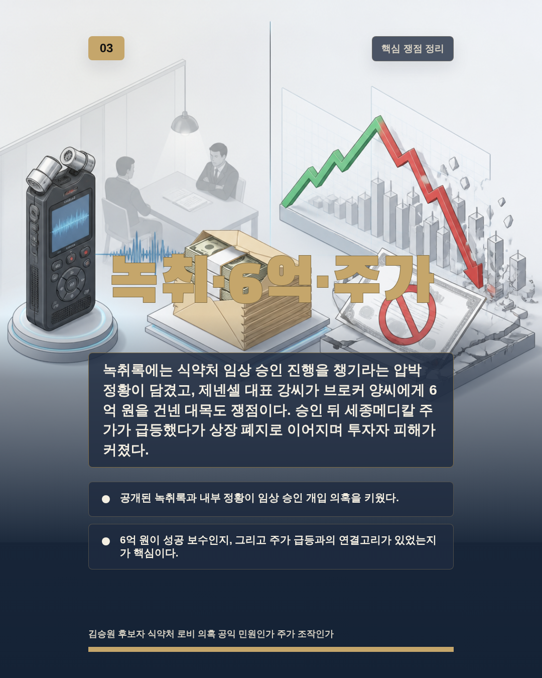 녹취·6억·주가