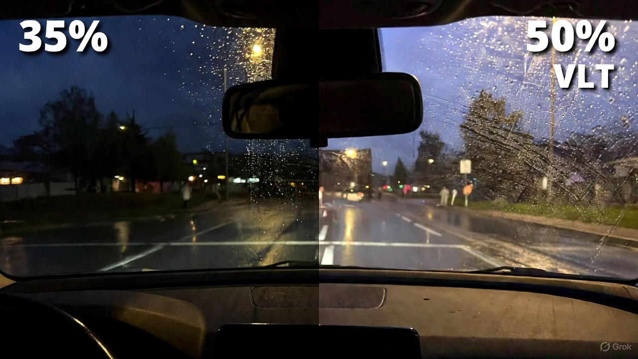 자동차 썬팅(틴팅) 농도 관련 사진