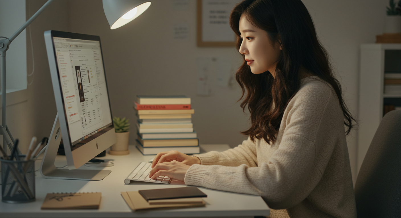 자판두드리는 여성 Image_fx (37)