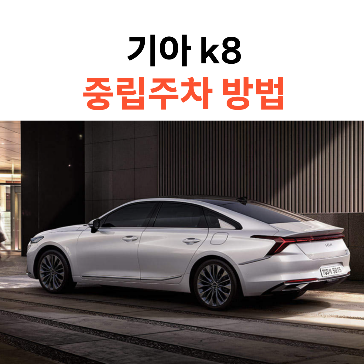 기아K8중립주차방법