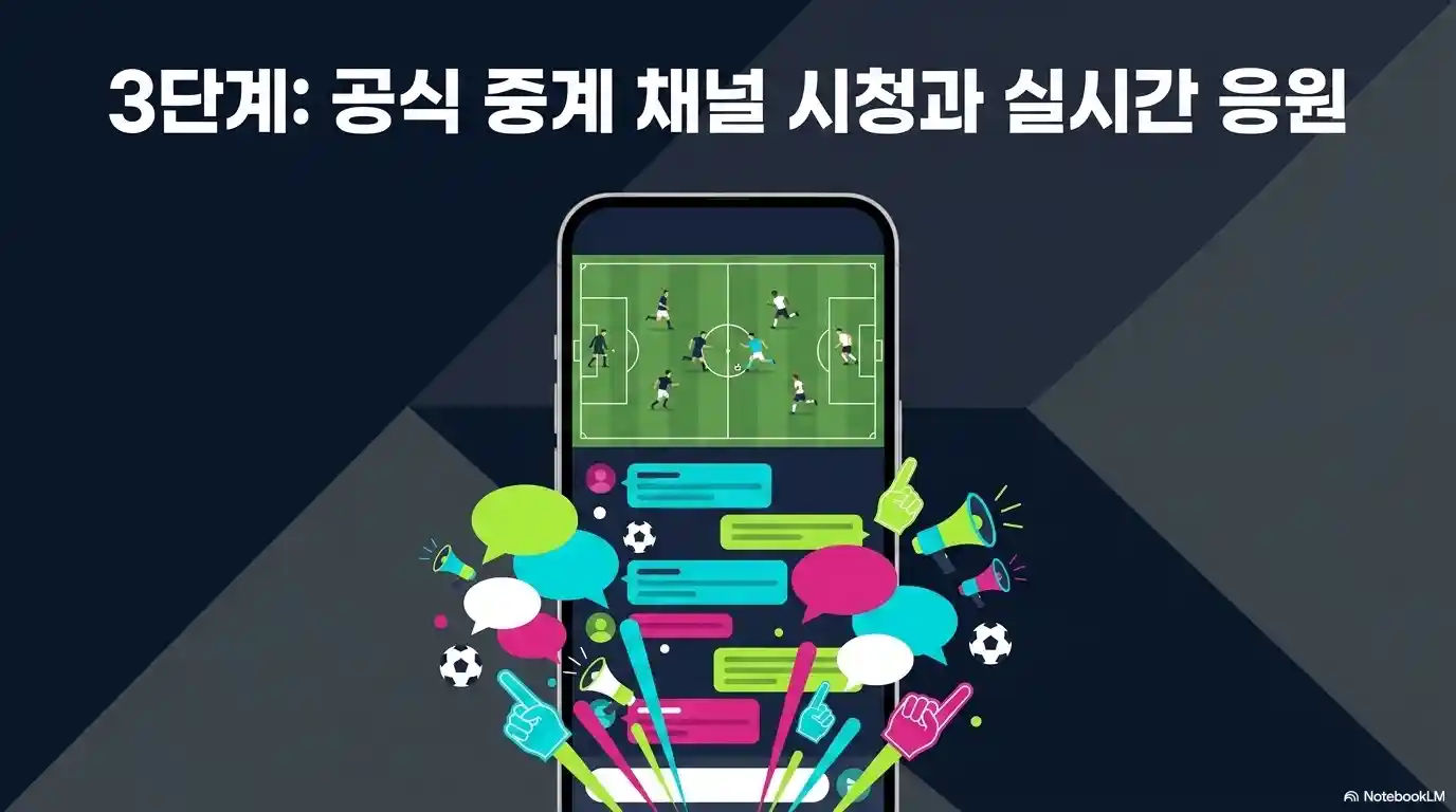 치지직 월드컵 시청 3단계 공식 중계 채널 시청과 실시간 채팅 응원 기능 안내