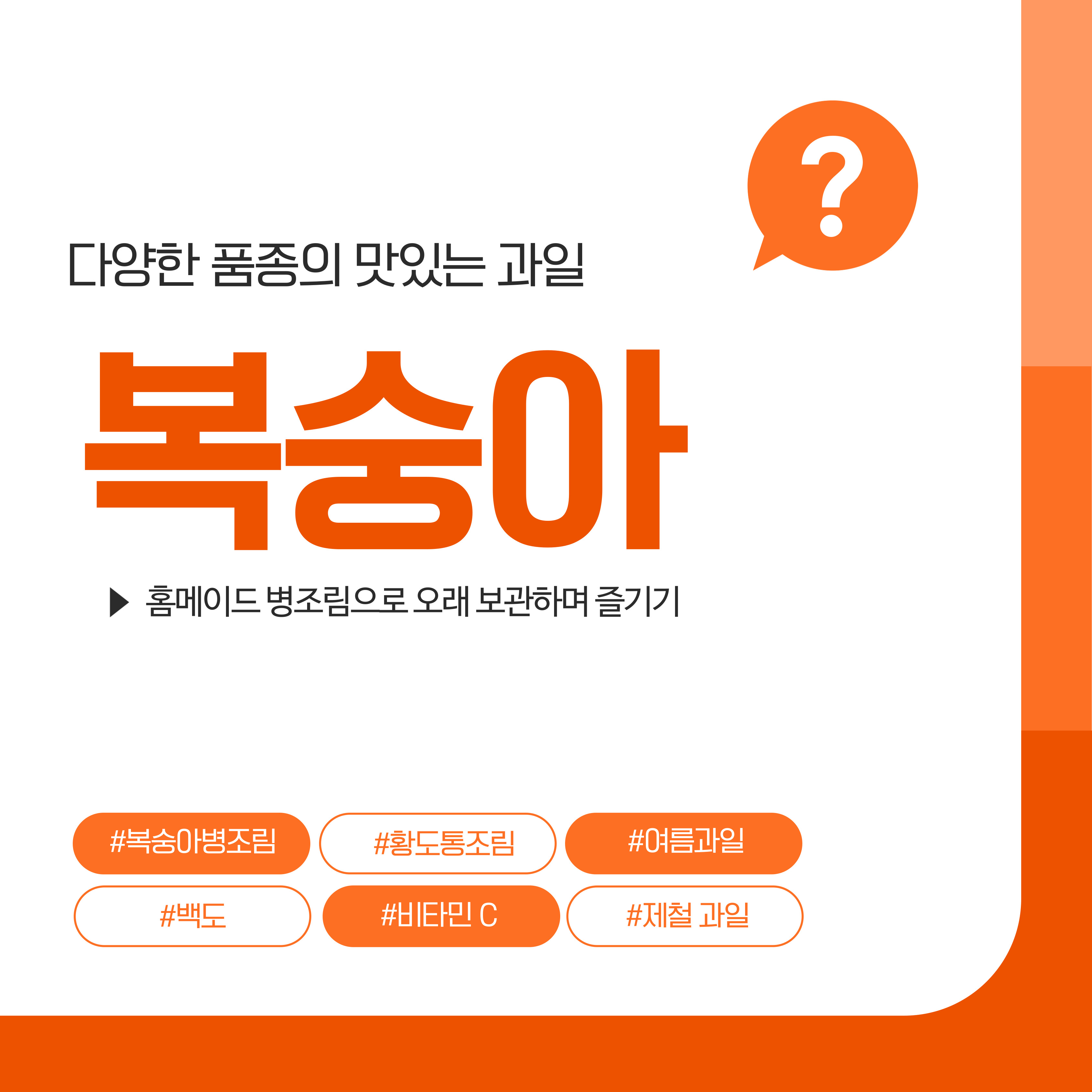 복숭아 홈메이드병조림만들기