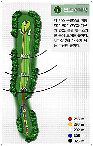 아리지CC 별님 코스 6번 홀