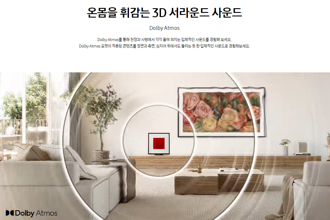 삼성전자 오디오 뮤직 프레임 LS60D 색상 블랙