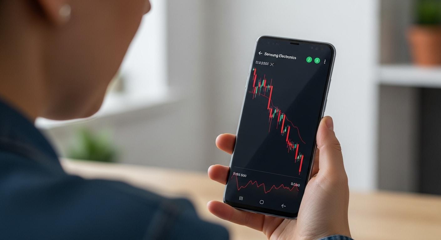 삼성전자 주가 하락