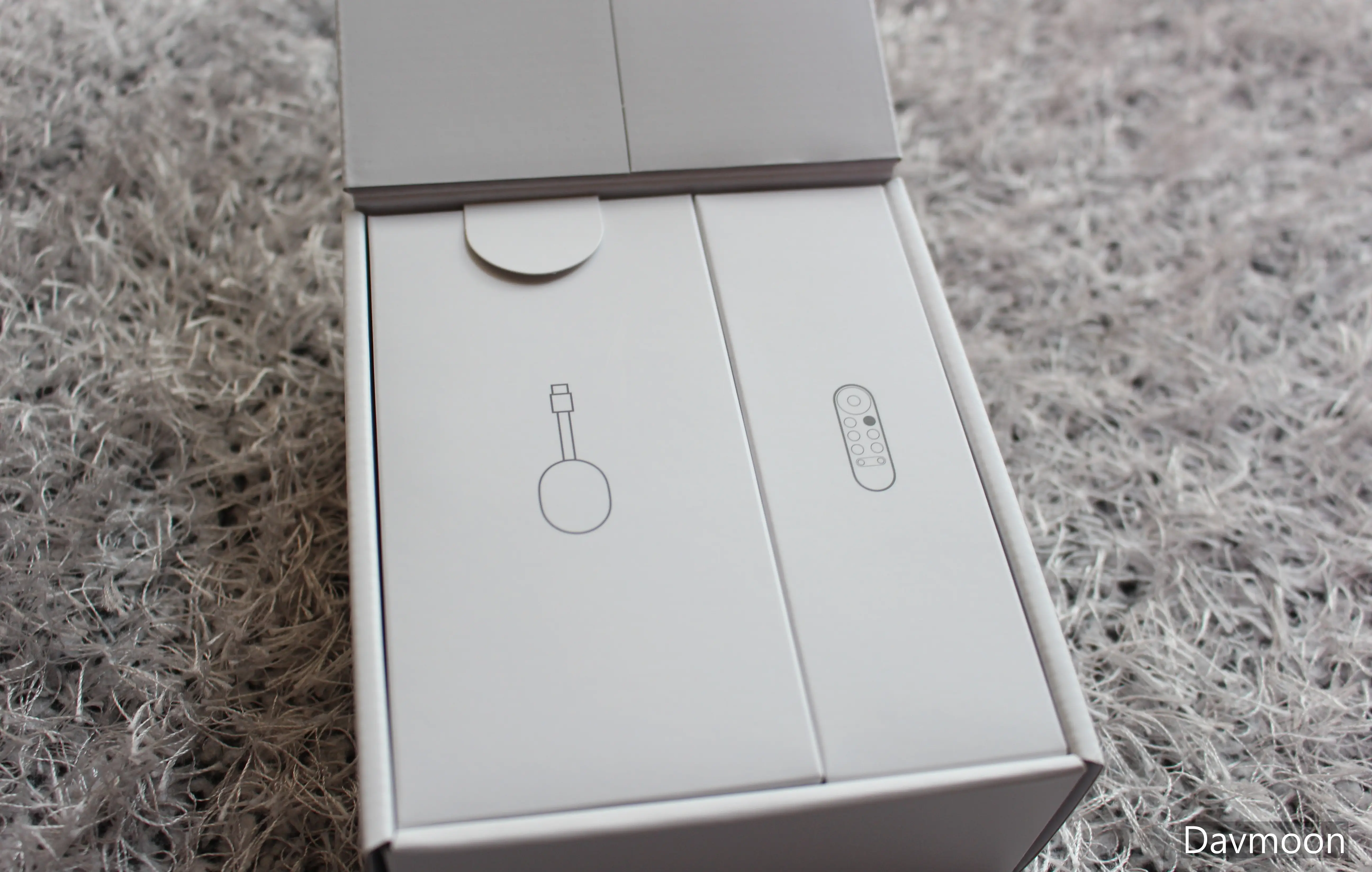 크롬캐스트4 내부 박스 포장