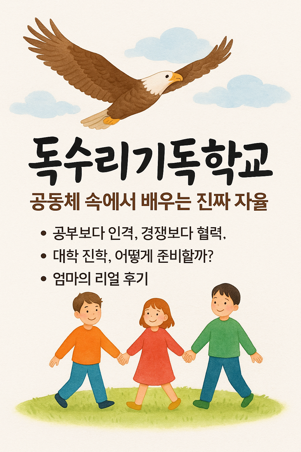 독수리기독학교 &mdash; 공동체 속에서 배우는 진짜 자율