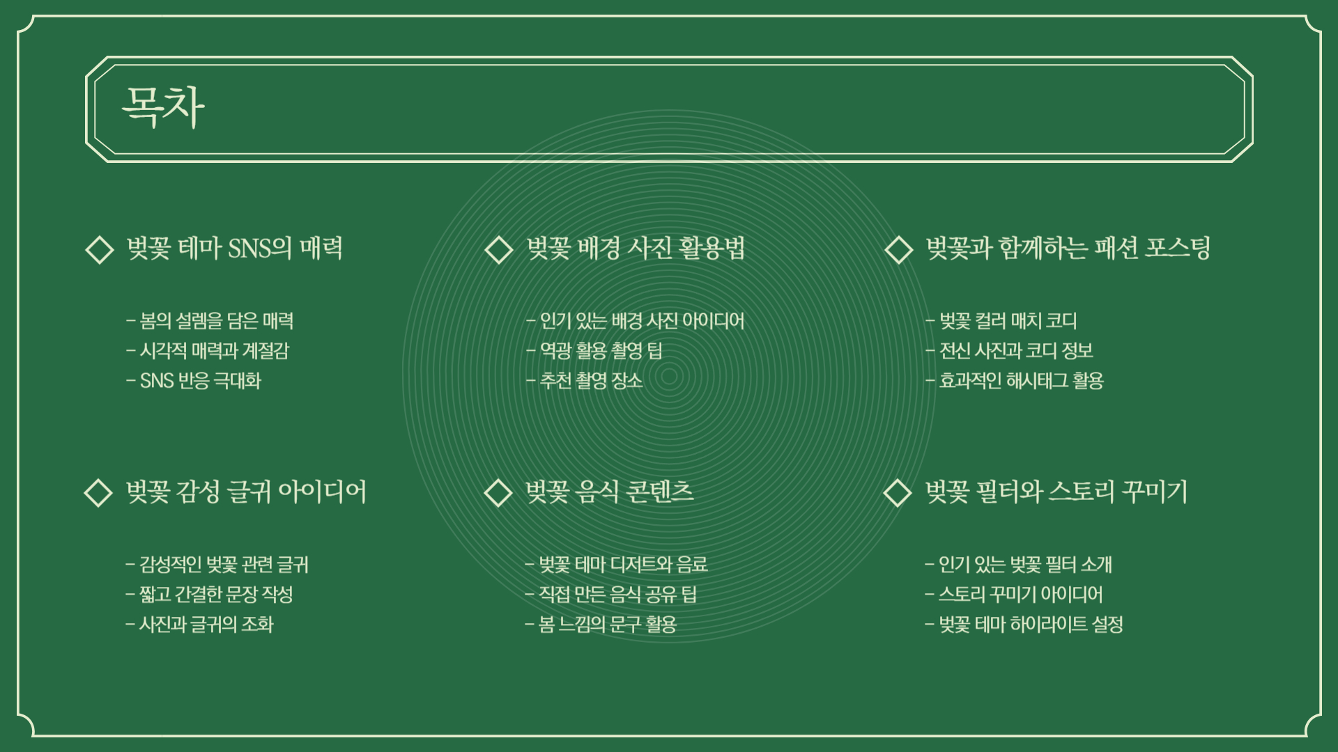벚꽃 테마로 꾸미는 SNS 포스팅 아이디어