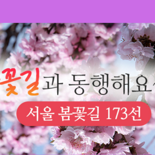 서울의 봄&#44; &#39;173개 꽃길로의 초대&#39;