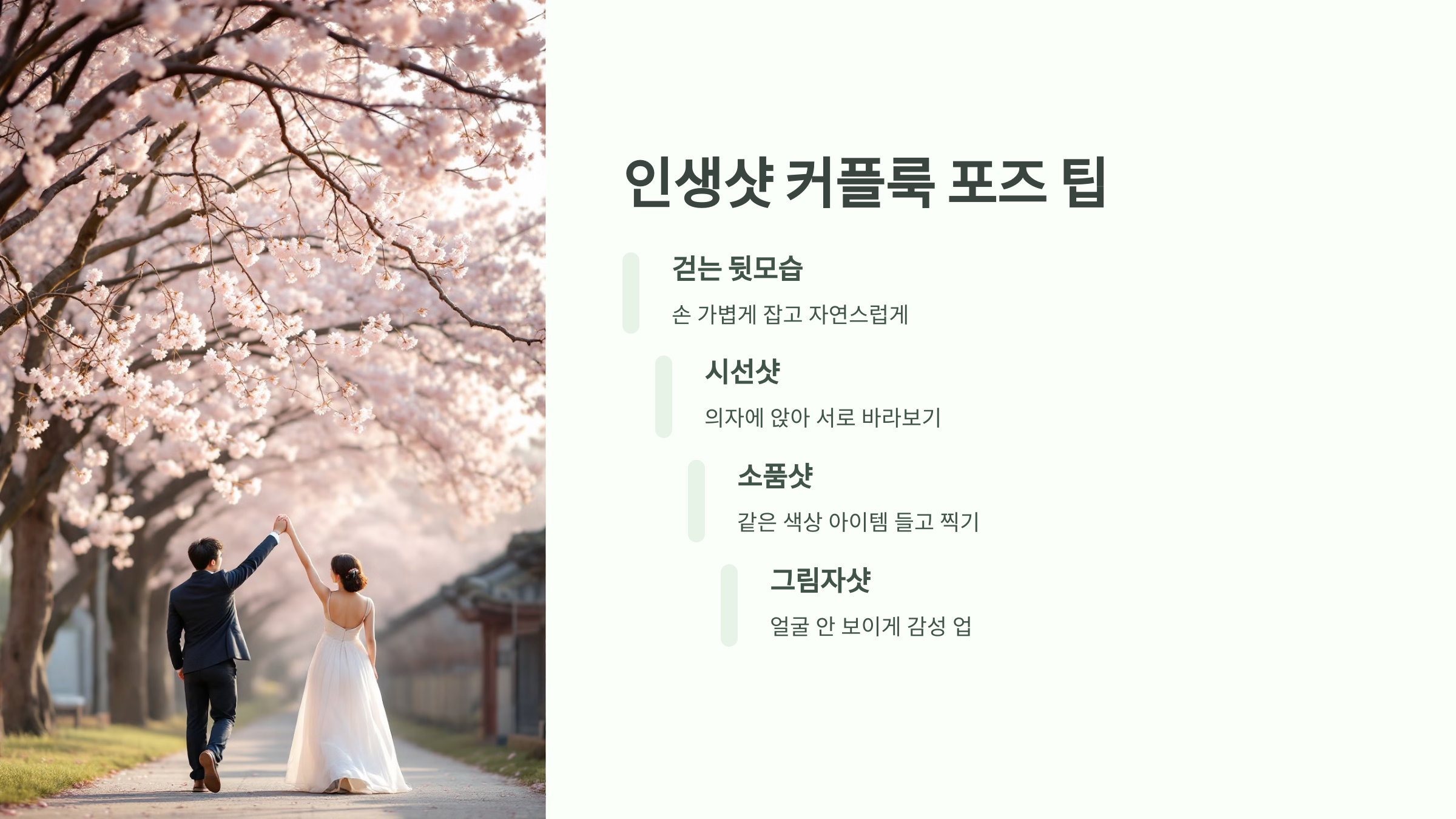 인생샷 커플룩 포즈 팁