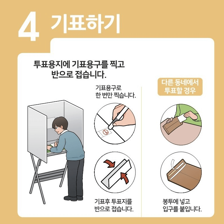 사전투표 방법 사전투표소 장소 찾기