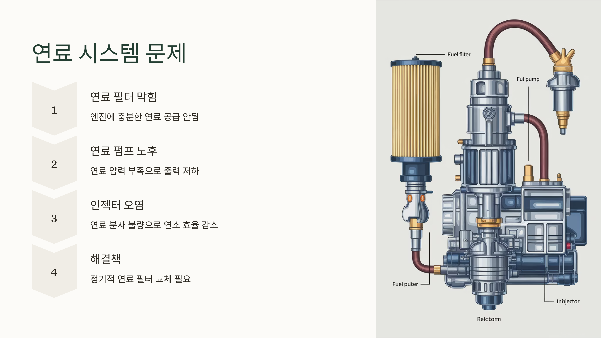 연료 시스템 문제