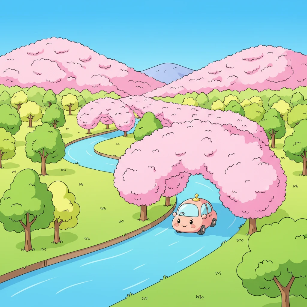 금산 벚꽃 여행 명소 보곡산꽃마을 금..