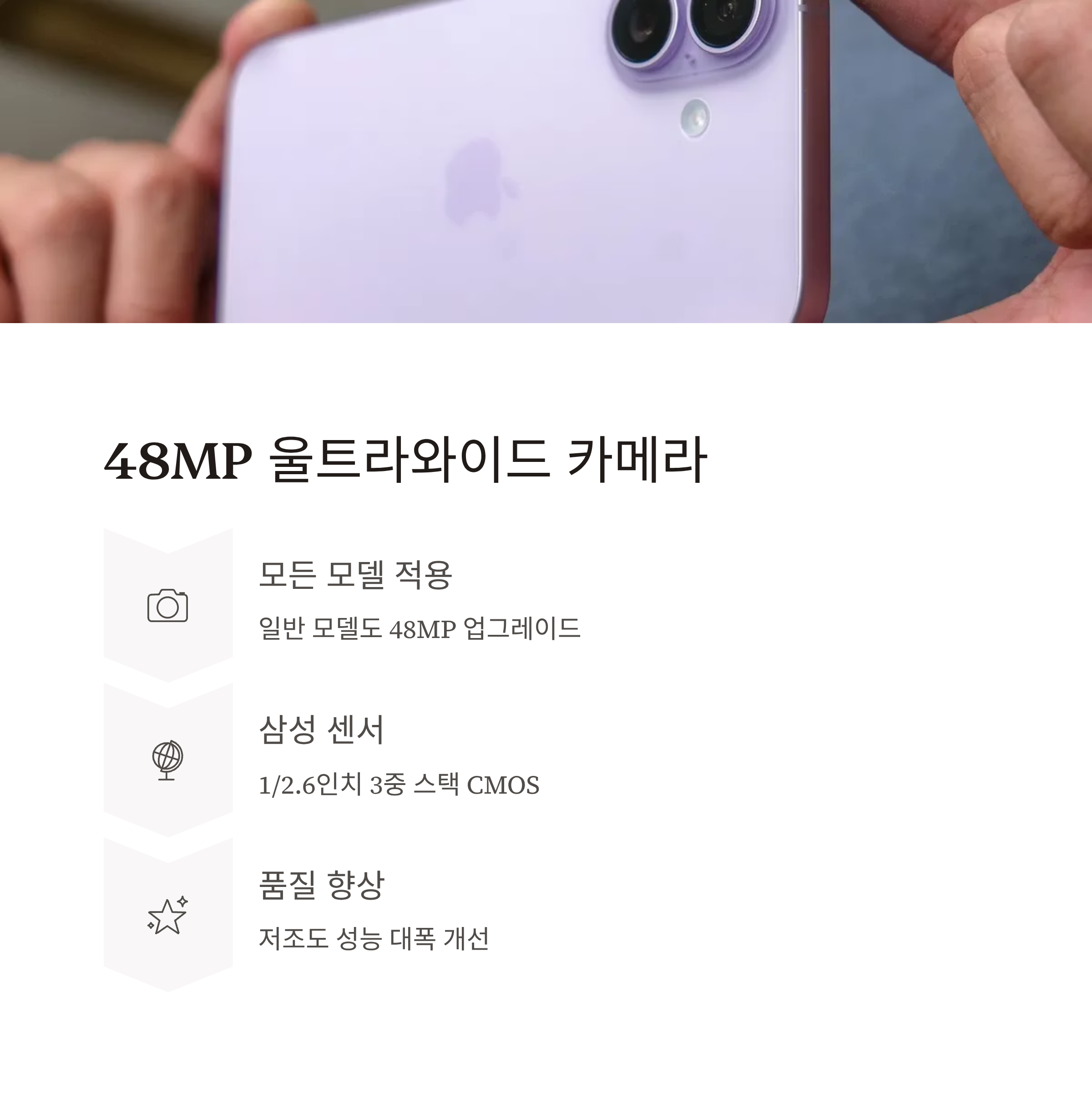 모든 모델에 울트라와이드 카메라, 언제쯤?