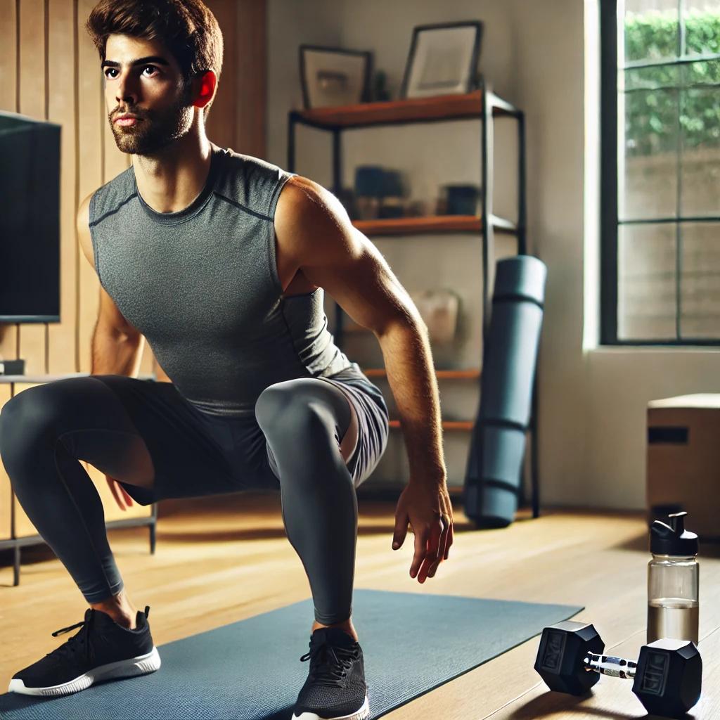 맨몸스쿼트 100개